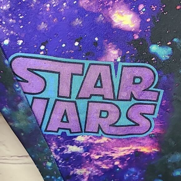 Hot Topic Galaxy Star Wars Darth Vader Leggings Colorful Stretchy Pull-On Pants - Picture 3 of 8